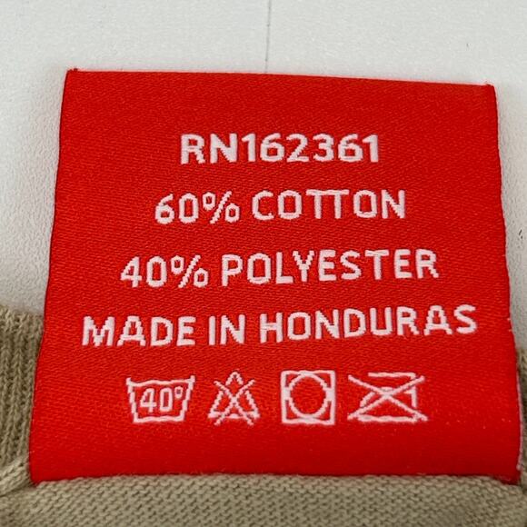 Full Send Graffiti T Shirt Nelk Boys Spellout Streetwear Tee Beige XL X-Large - Picture 6 of 7